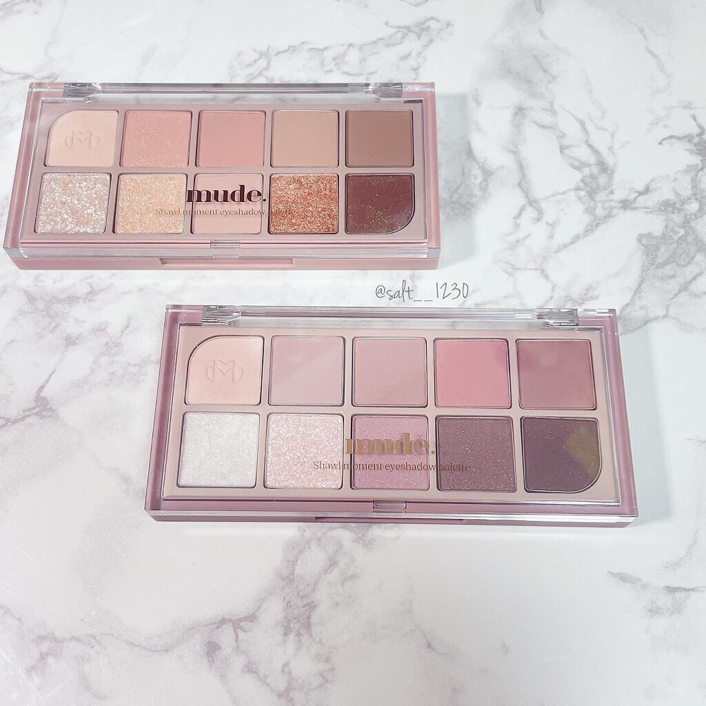 MDショールモーメント アイシャドウパレット/mude/アイシャドウパレットを使ったクチコミ(3枚目)