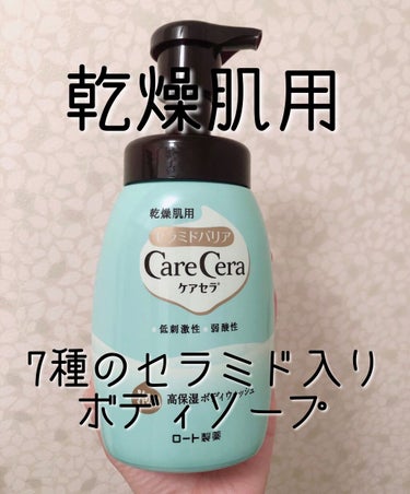 ケアセラ　泡の高保湿ボディウォッシュ
450mL 税込910円前後

冬！！乾燥！！！！😭😭😭
毎年この季節、二の腕と腰のあたりが乾燥で痒くなり、脛がバリバリにヒビ割れる…

いつも保湿を色々頑張ってま