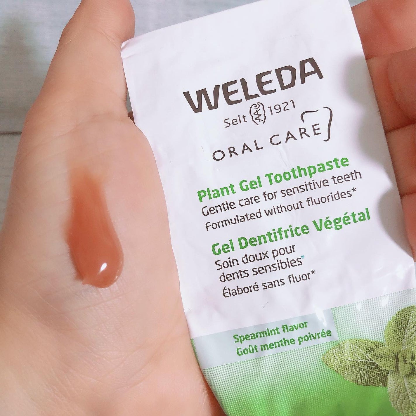 歯みがき ハーブ/WELEDA/歯磨き粉を使ったクチコミ(2枚目)