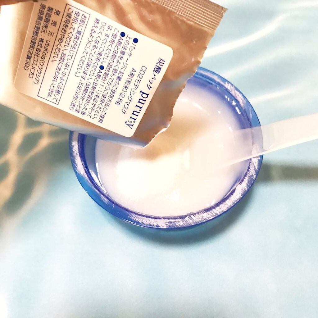 炭酸パック プルリ 1セット/ウツクシア/洗い流すパック・マスクを使ったクチコミ（3枚目）