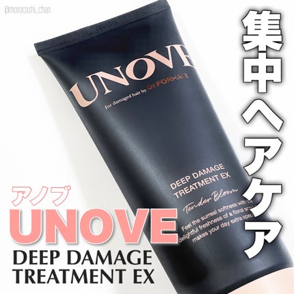 ディープダメージトリートメントEX/UNOVE/洗い流すヘアトリートメントを使ったクチコミ(1枚目)