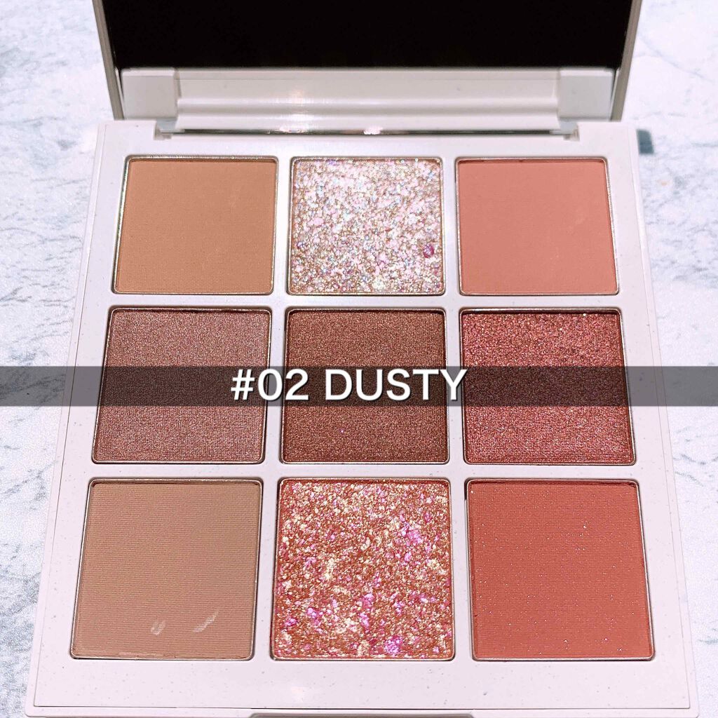 TERRAZZO Shadow palette/HOLIKA HOLIKA/アイシャドウパレットを使ったクチコミ(3枚目)