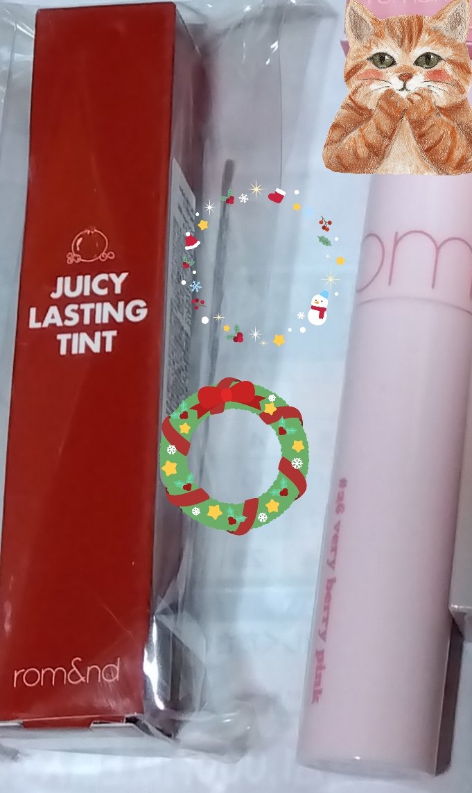 ジューシーラスティングティント/rom&nd/リップティントを使ったクチコミ（1枚目）