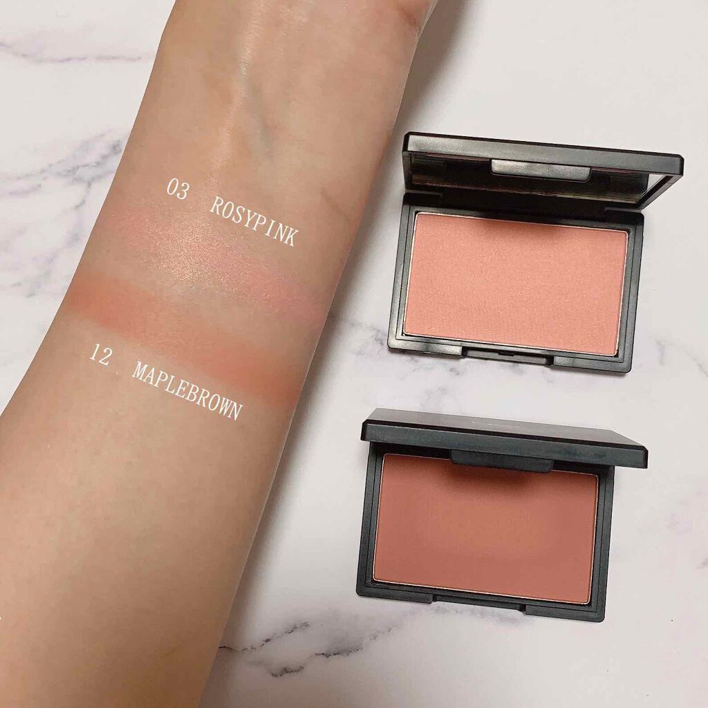 ピュア チーク カラー/heme/パウダーチークを使ったクチコミ(2枚目)