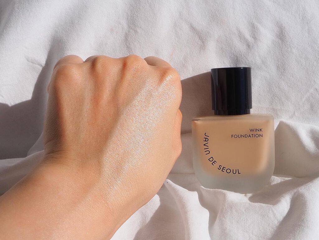 ウィンクファンデーション/Javin De Seoul/リキッドファンデーションを使ったクチコミ（3枚目）