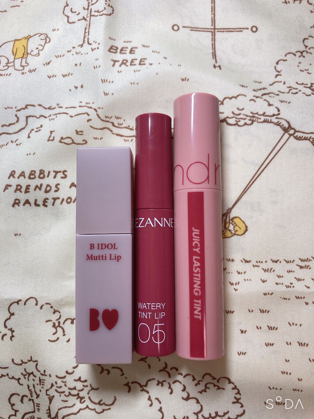 ジューシーラスティングティント/rom&nd/リップティントを使ったクチコミ(1枚目)