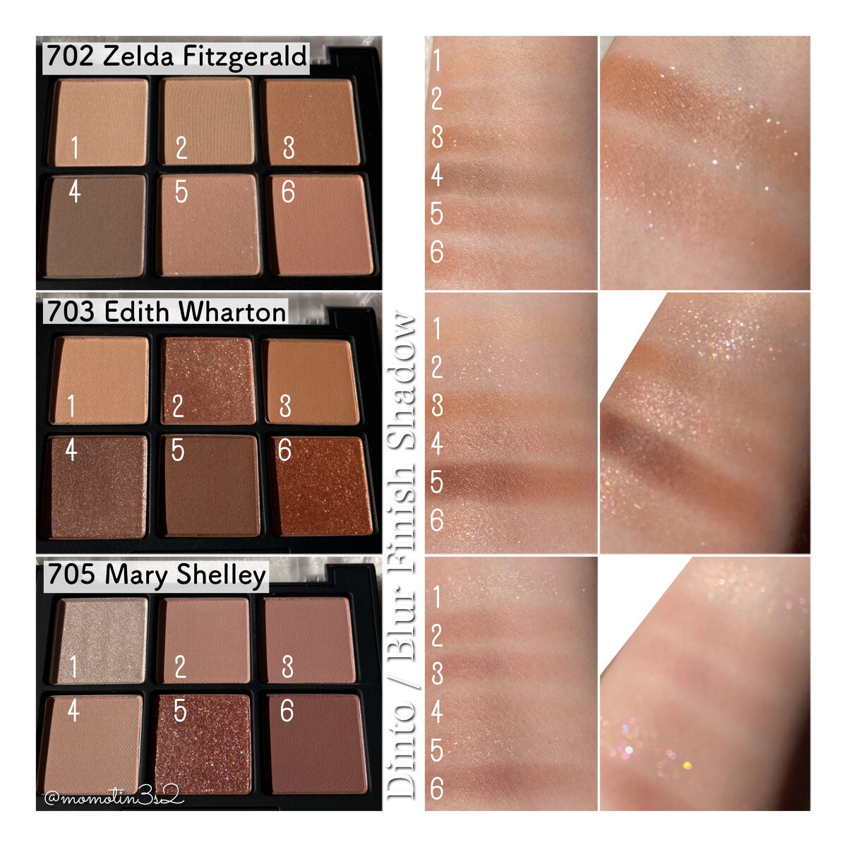 ブラーフィニシュシャドウパレット/Dinto/アイシャドウパレットを使ったクチコミ(2枚目)