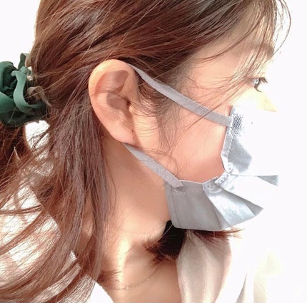 スパンレース不織布カラーマスク/ISDG 医食同源ドットコム/マスクを使ったクチコミ(6枚目)