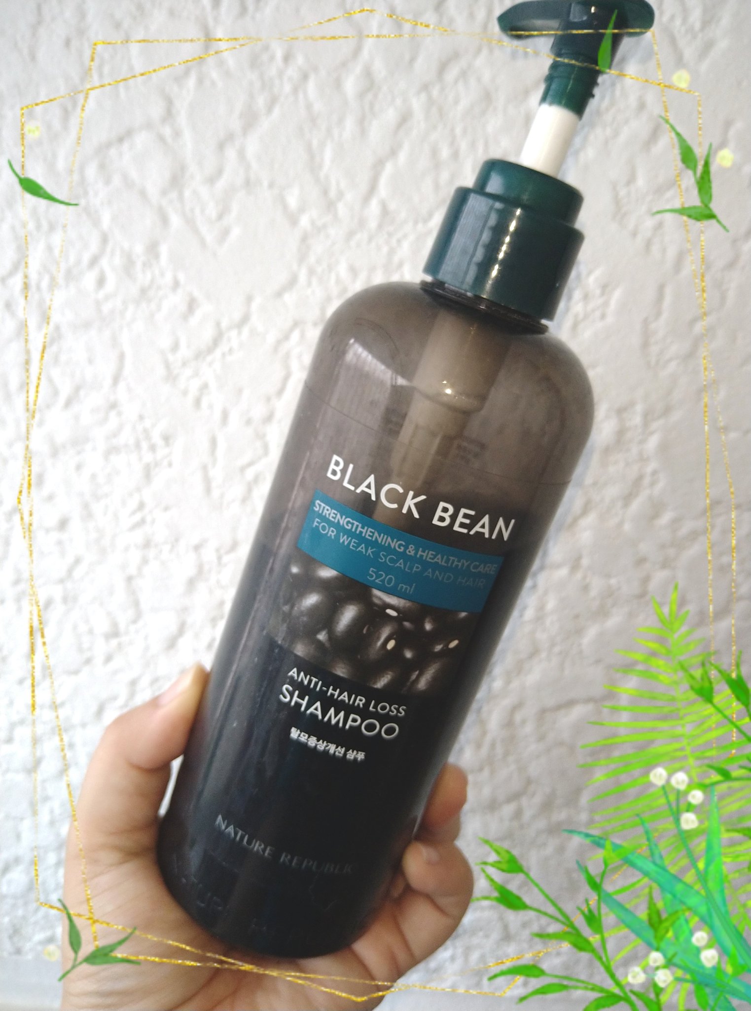 ブラックビーン ヘアシャンプー/ネイチャーリパブリック/市販シャンプーを使ったクチコミ（1枚目）