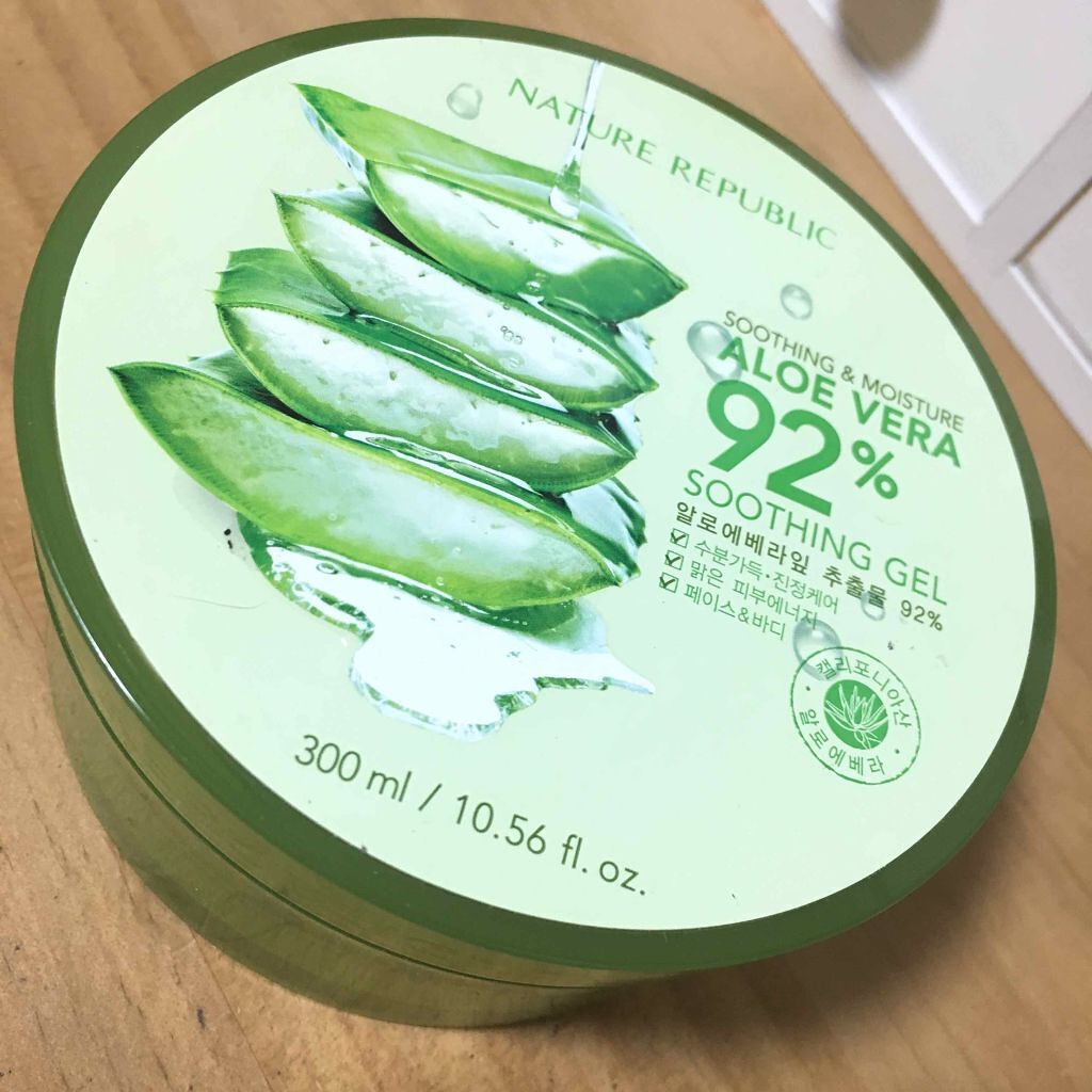 マイルド＆モイスチャーアロエジェル/ネイチャーリパブリック/ボディローションを使ったクチコミ（1枚目）