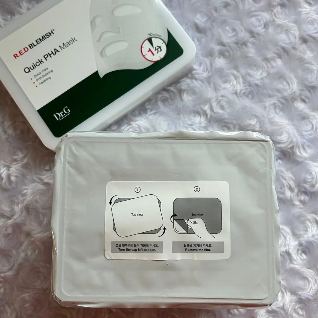 レッドブレミッシュクイックPHAシートマスク/Dr.G/シートマスク・パックを使ったクチコミ(4枚目)