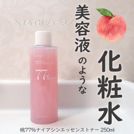 桃77%ナイアシンエッセンストナー 250ml/Anua/化粧水を使ったクチコミ(1枚目)