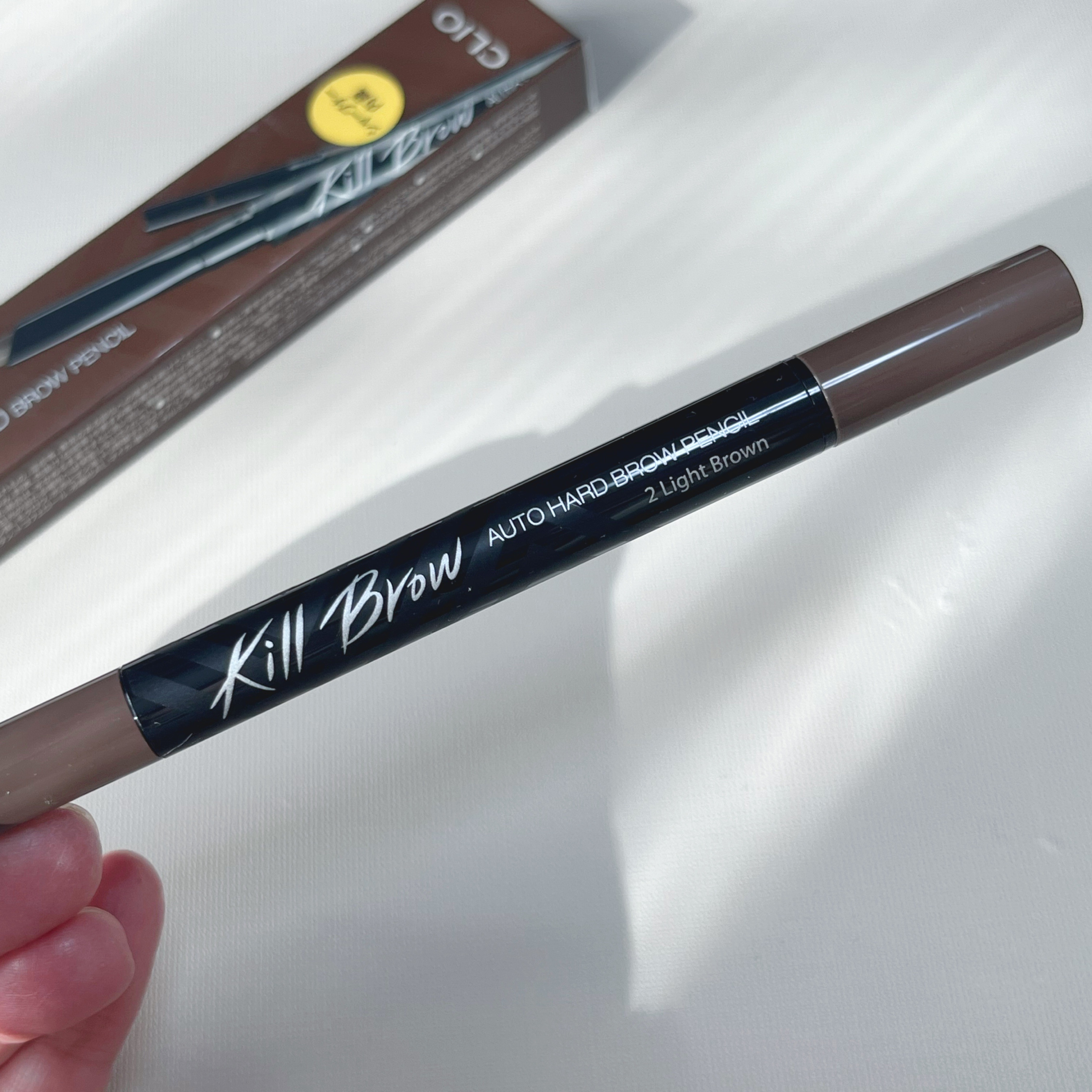 キル ブロウ オート ハード ブロウ ペンシル/CLIO/アイブロウペンシルを使ったクチコミ（2枚目）