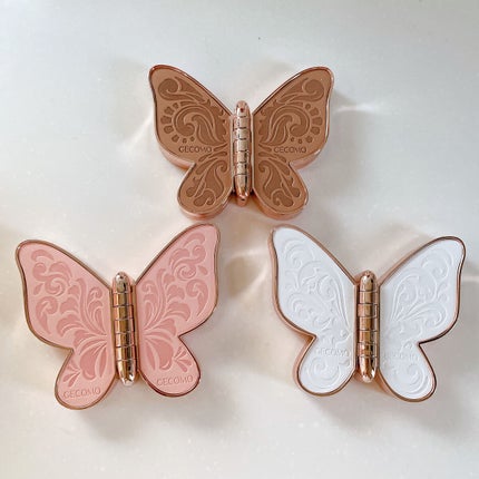 butterfly 6 colors Eye Shadow/gecomo/アイシャドウパレットを使ったクチコミ(2枚目)