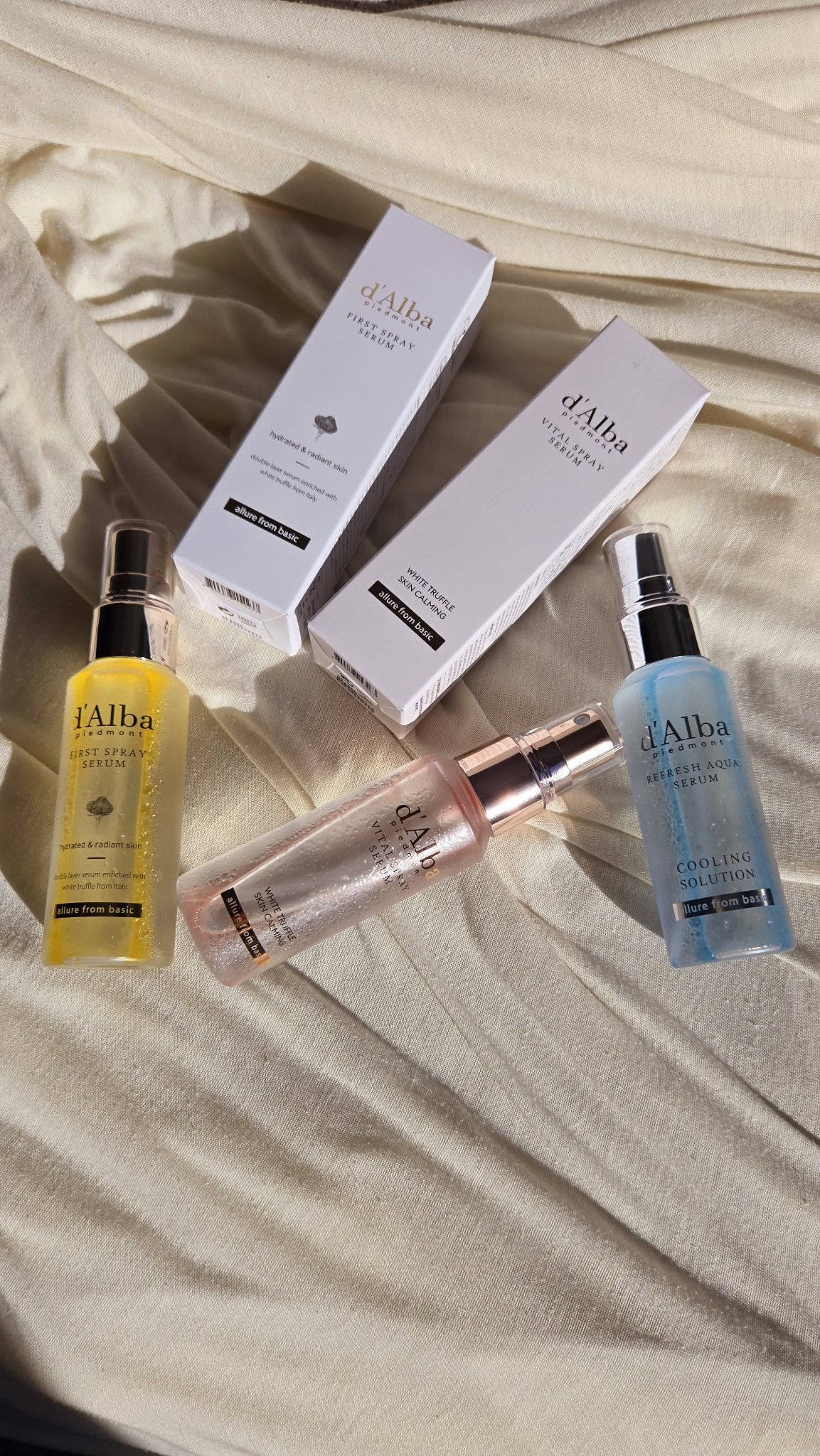 ダルバ ホワイトトリュフファーストスプレーセラム/ダルバ/ミスト状化粧水を使ったクチコミ（2枚目）