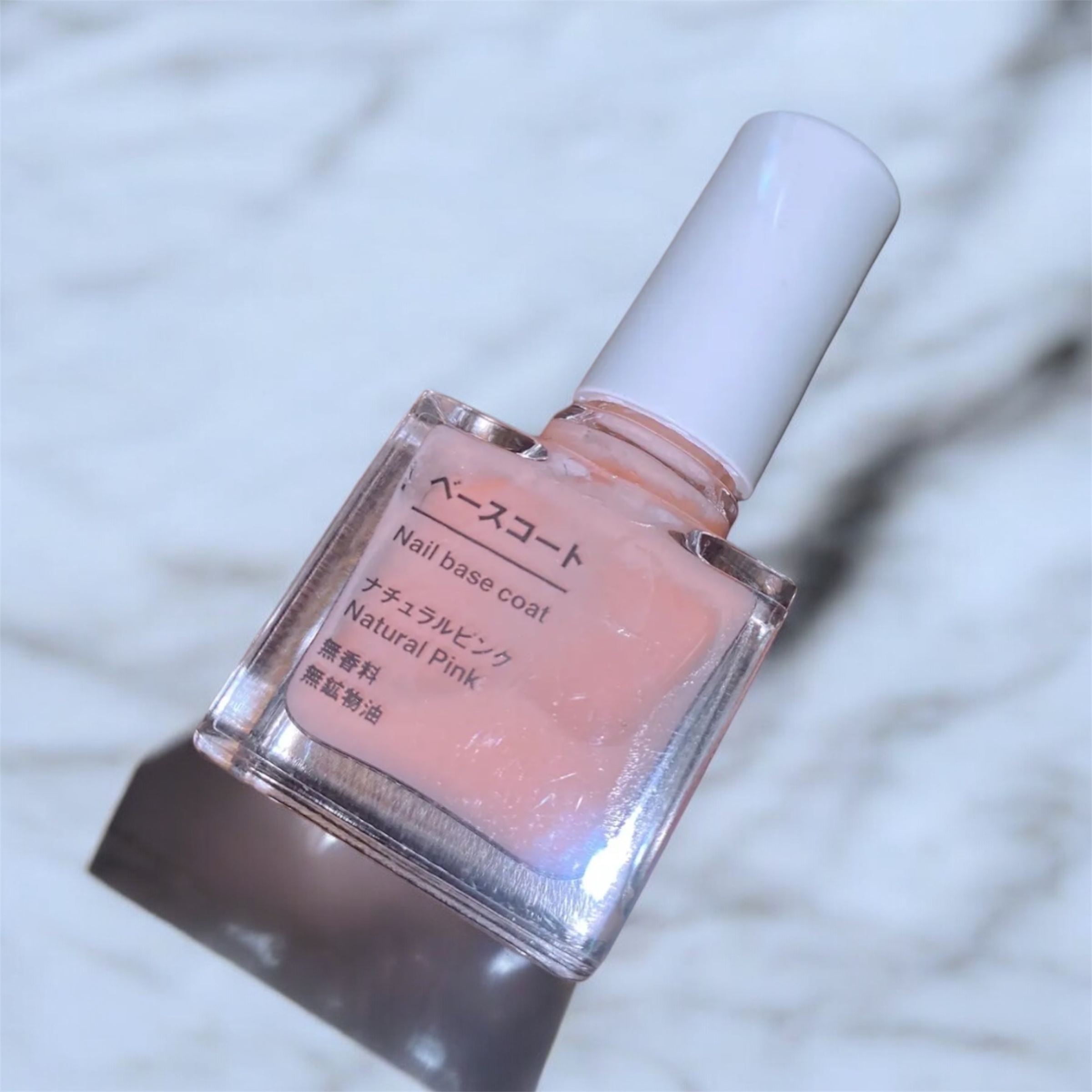 ネイルカラー ピンクベージュ/無印良品/マニキュアを使ったクチコミ（2枚目）