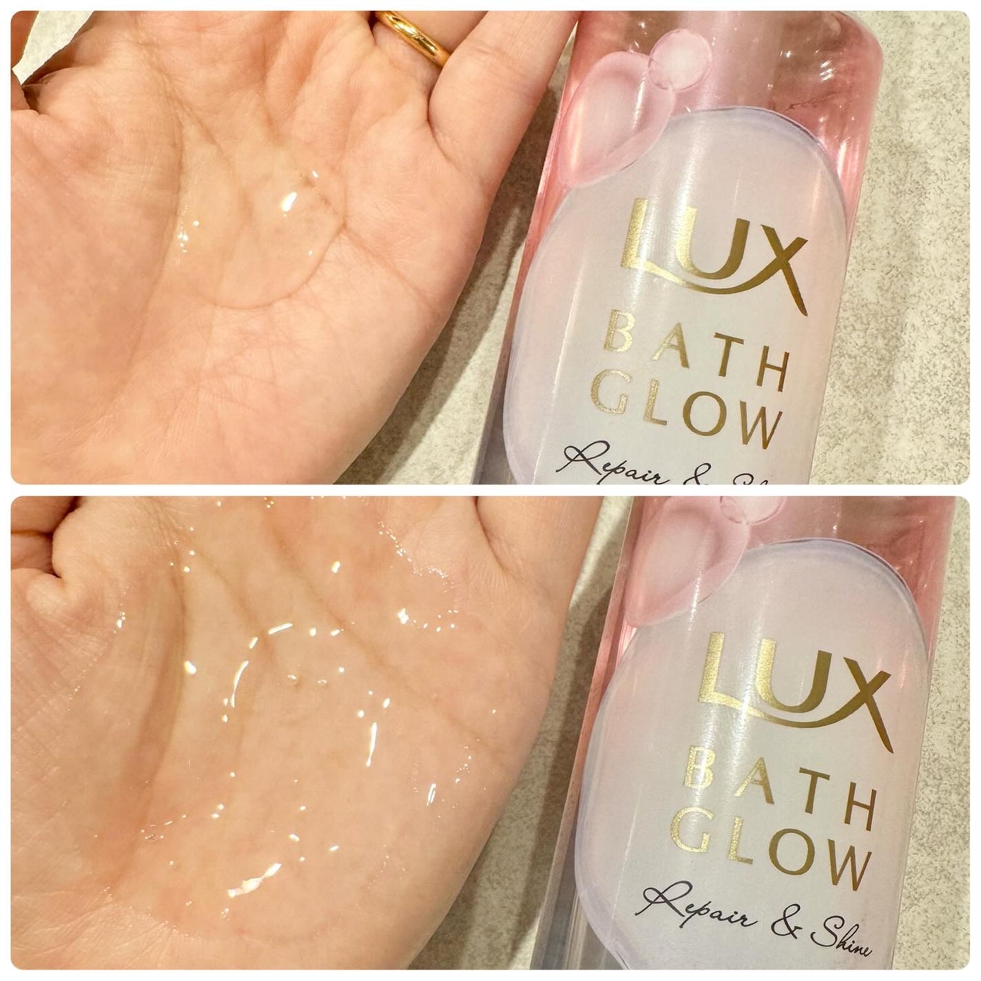 ラックス バスグロウ リペア&シャイン ヘアブースター/LUX/洗い流すヘアトリートメントを使ったクチコミ(3枚目)