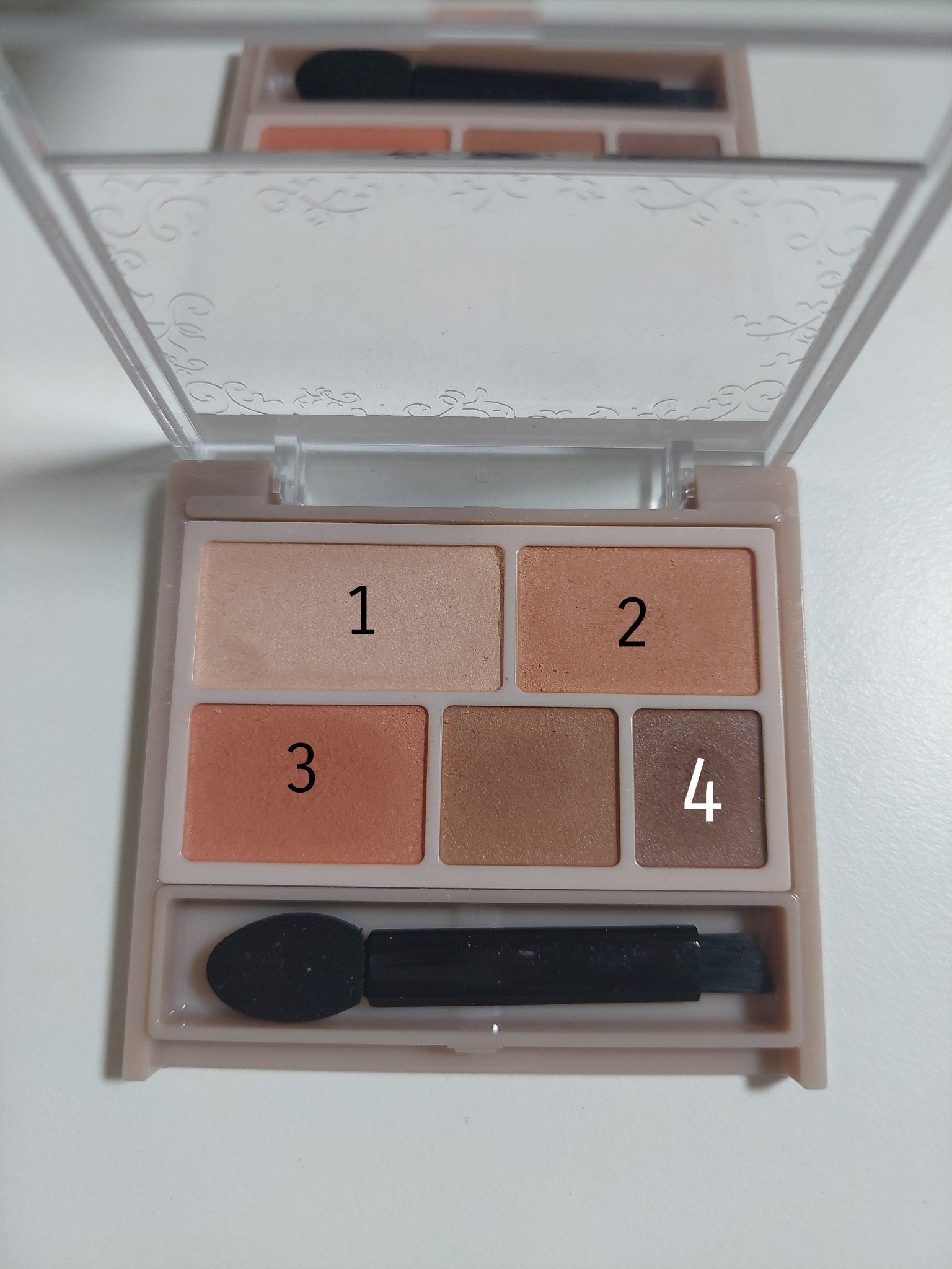 パーフェクトマルチアイズ/キャンメイク/アイシャドウパレットを使ったクチコミ（3枚目）