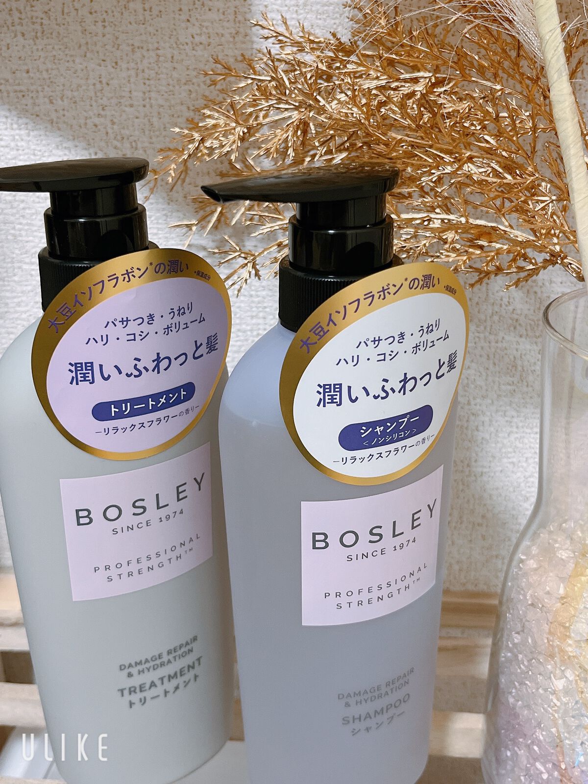シャンプー/ ヘアトリートメント リラックスフラワーの香り シャンプー 400ml/ボズレー/市販シャンプーを使ったクチコミ（1枚目）