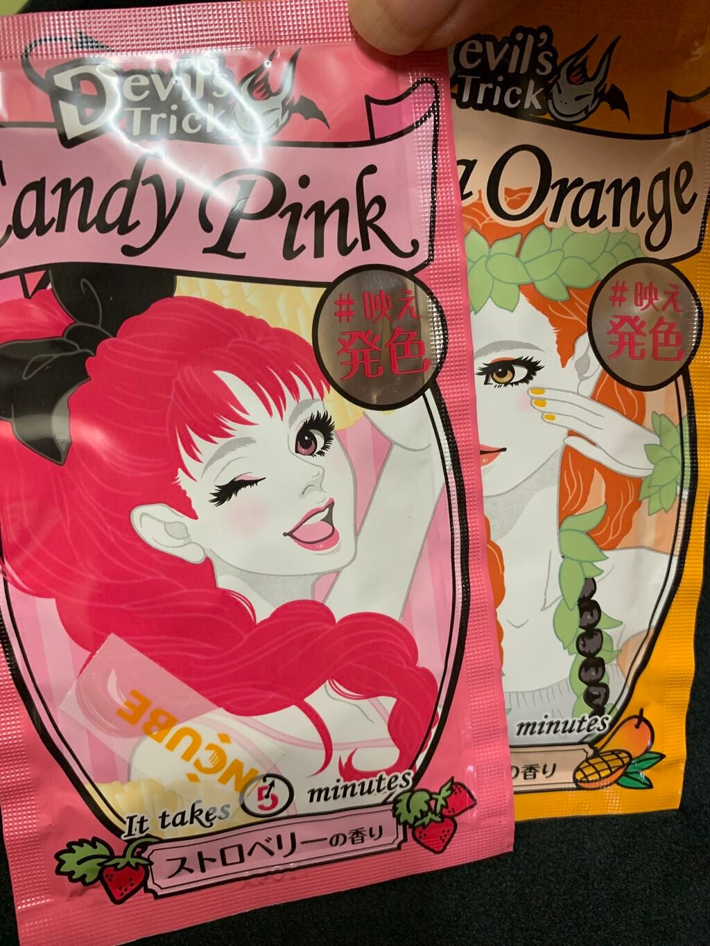 デビルズトリック/クイスクイス/ヘアカラーを使ったクチコミ(1枚目)