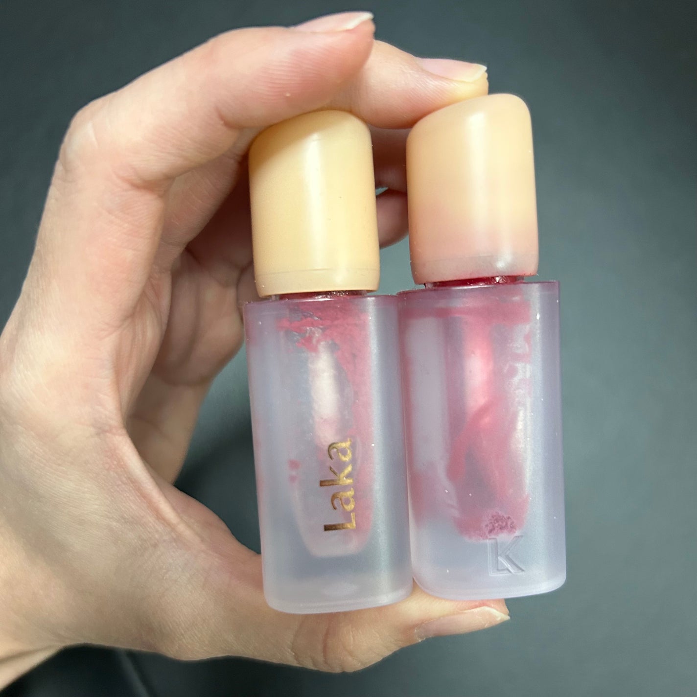 フルーティーグラムティント/Laka/リップティントを使ったクチコミ(4枚目)