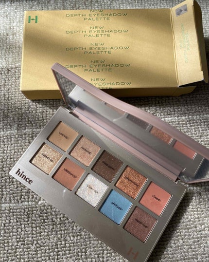 ニューデップスアイシャドウパレット/hince/アイシャドウパレットを使ったクチコミ(1枚目)