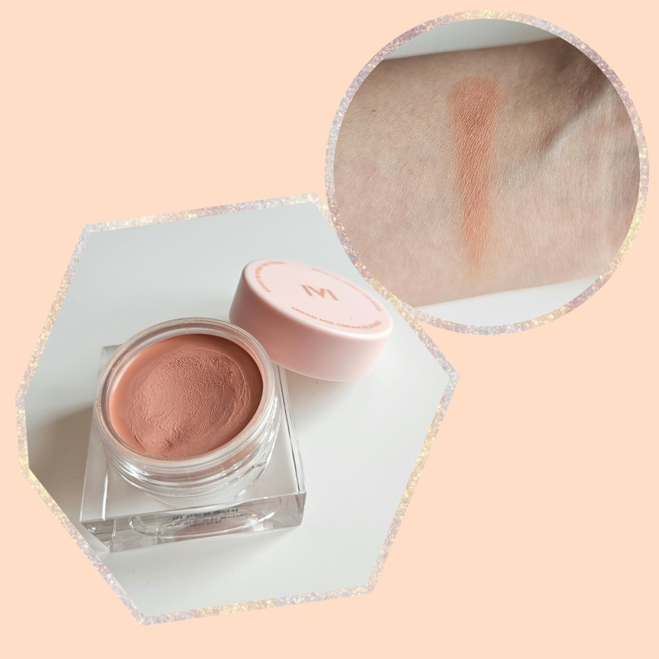 ムードミックスクリームブラッシャー 01 Neutral Flush/MAD PEACH/ジェル・クリームチークを使ったクチコミ（2枚目）