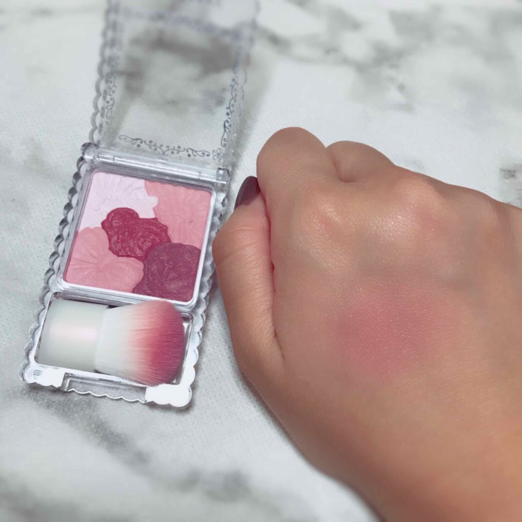 マットフルールチークス/キャンメイク/パウダーチークを使ったクチコミ(2枚目)