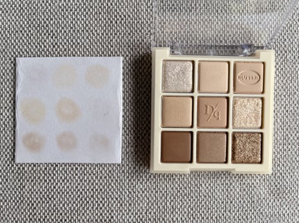 シャドウパレット 17 バタークリーム/dasique/アイシャドウパレットを使ったクチコミ(2枚目)