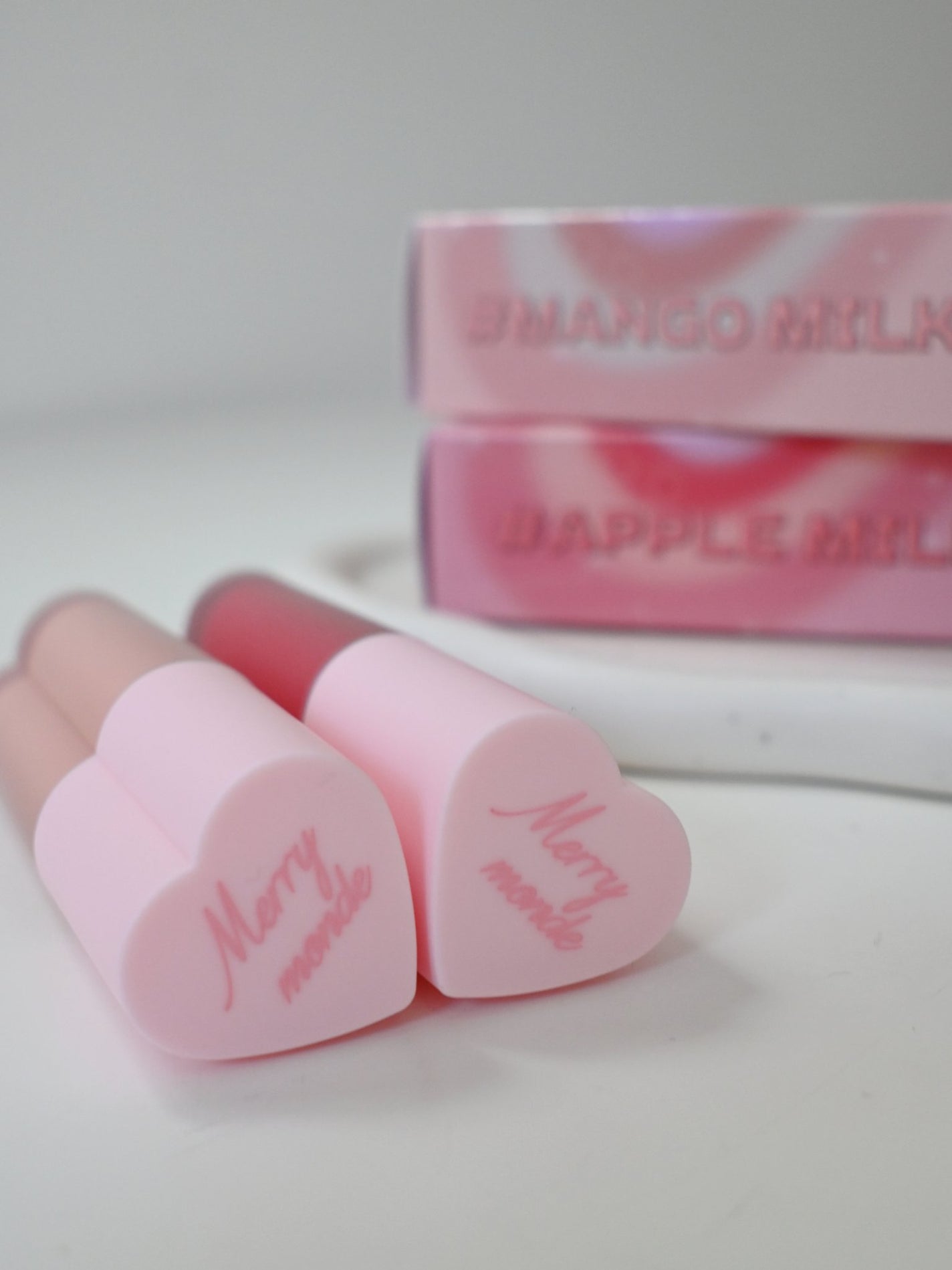 ミルクハートティントリップアンドチーク/Merrymonde/リップティントを使ったクチコミ(1枚目)