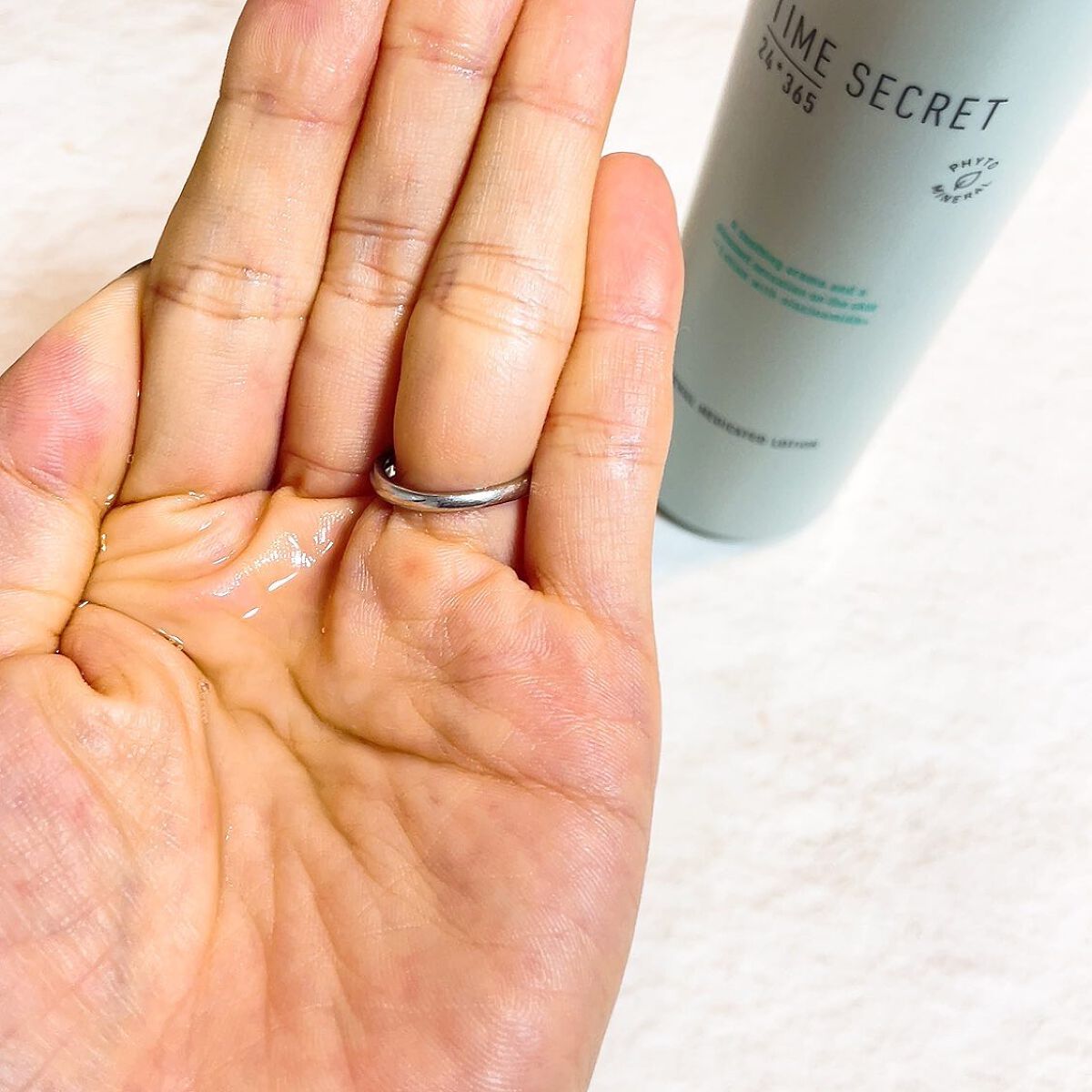 ミネラル モイストバリアクリーム /TIME SECRET/フェイスクリームを使ったクチコミ（3枚目）