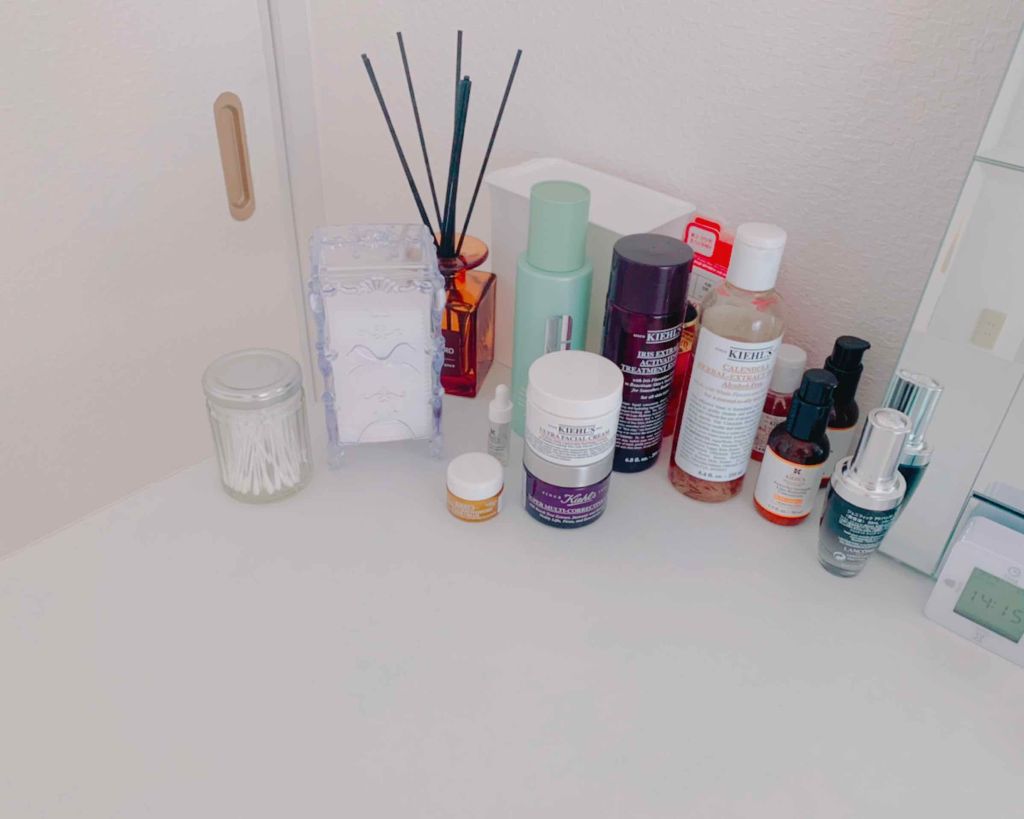 LED卓上ミラー(トレー付き)/ニトリ/その他化粧小物を使ったクチコミ（3枚目）