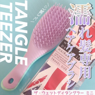 ザ・ウェットディタングラー ミニ/TANGLE TEEZER/ヘアブラシを使ったクチコミ（1枚目）