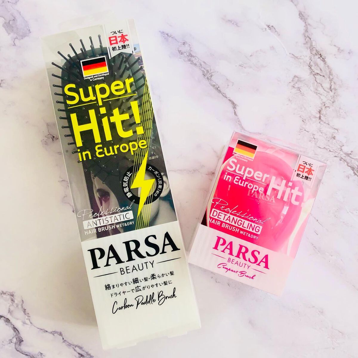 ヴィーナス ビューティーコンパクトブラシ/PARSA/ヘアブラシを使ったクチコミ(5枚目)