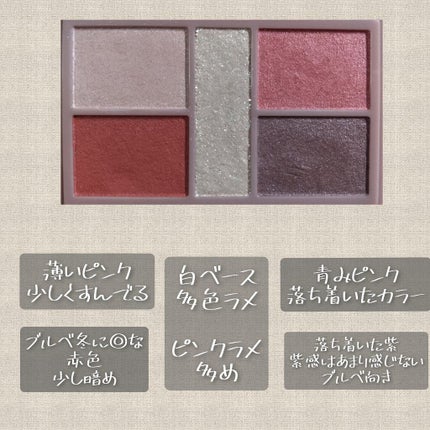 パーフェクトスタイリストアイズ/キャンメイク/アイシャドウパレットを使ったクチコミ(3枚目)