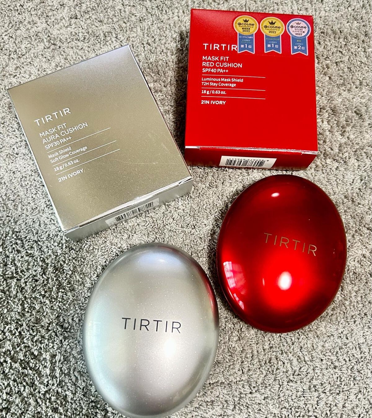 マスク フィット レッド クッション/TIRTIR(ティルティル)/クッションファンデーションを使ったクチコミ（1枚目）