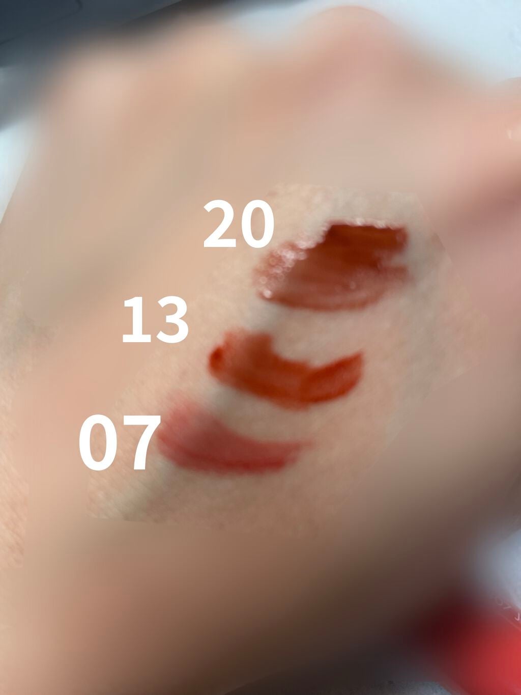 ジューシーラスティングティント/rom&nd/リップティントを使ったクチコミ(3枚目)