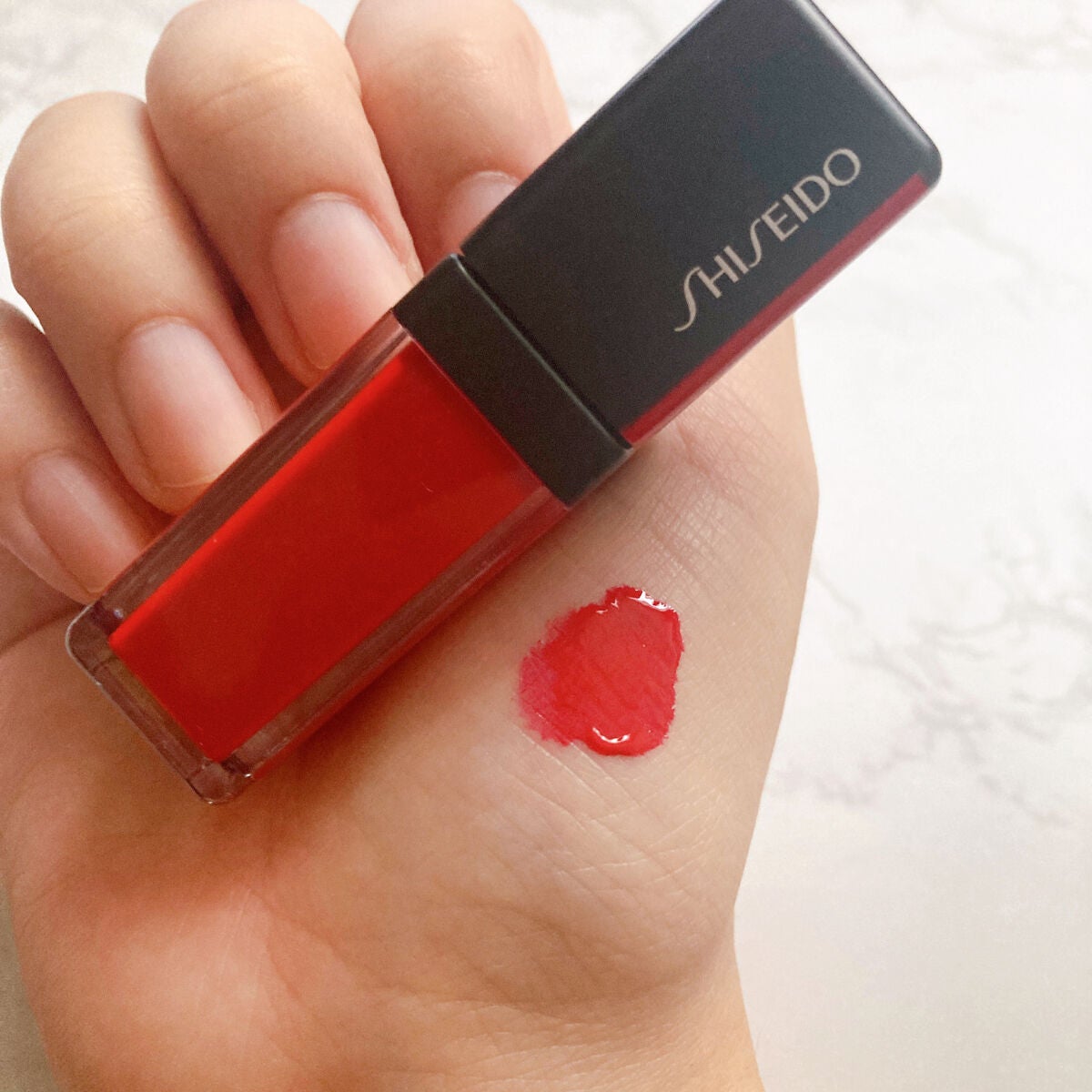 ラッカーインク リップシャイン/SHISEIDO/口紅を使ったクチコミ(2枚目)