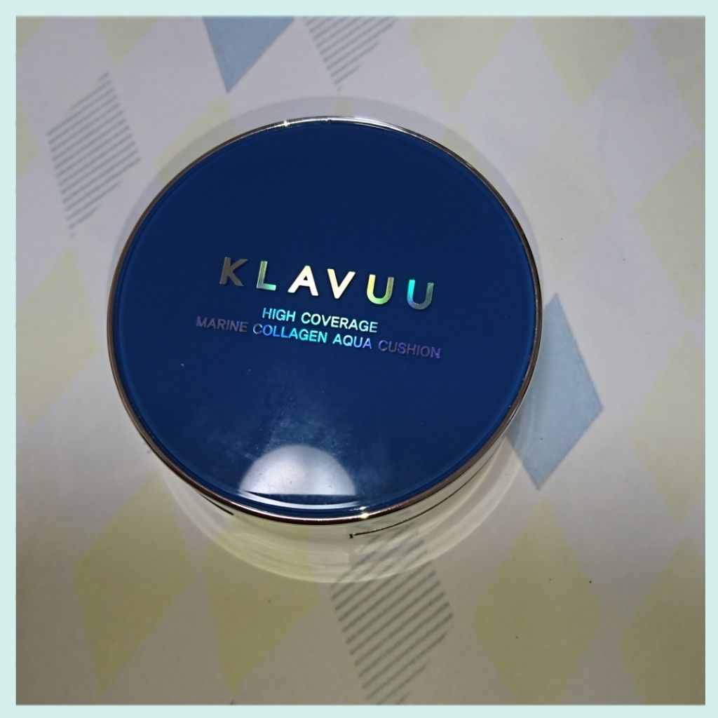 ブルーパールマリンコラーゲンアクアクッション/KLAVUU/クッションファンデーションを使ったクチコミ（1枚目）