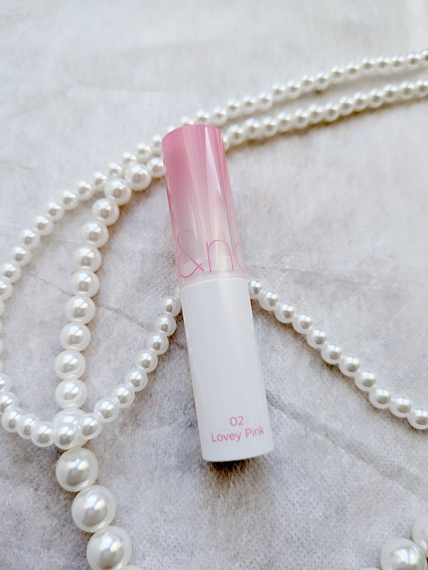 グラスティングメルティングバーム 02 ラヴィーピンク(Lovey Pink)/rom&nd/リップバームを使ったクチコミ（1枚目）