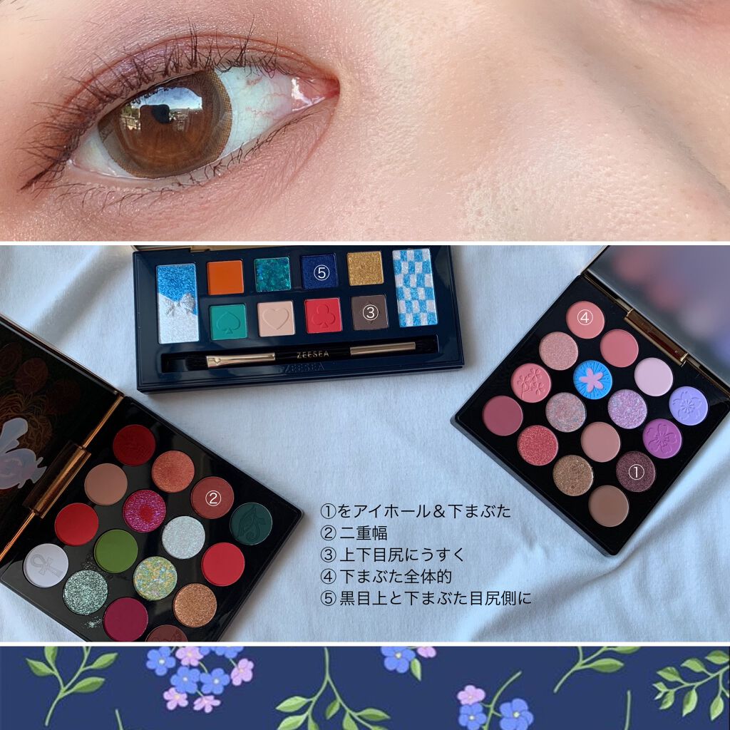 大英博物館 エジプトシリーズ アイシャドウパレット/ZEESEA/アイシャドウパレットを使ったクチコミ（2枚目）