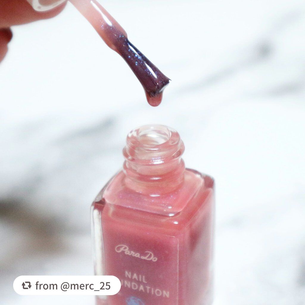 ネイルファンデーション/パラドゥ/マニキュアを使ったクチコミ(3枚目)