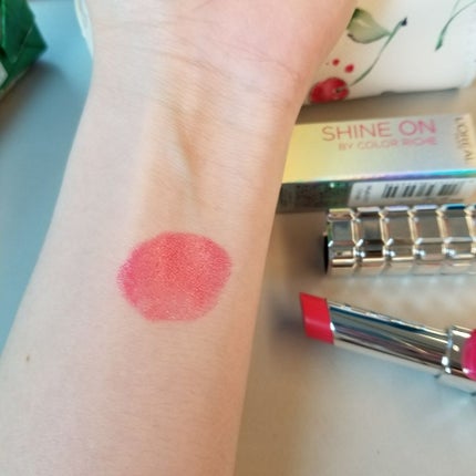 シャインオン/ロレアル パリ/口紅を使ったクチコミ(2枚目)