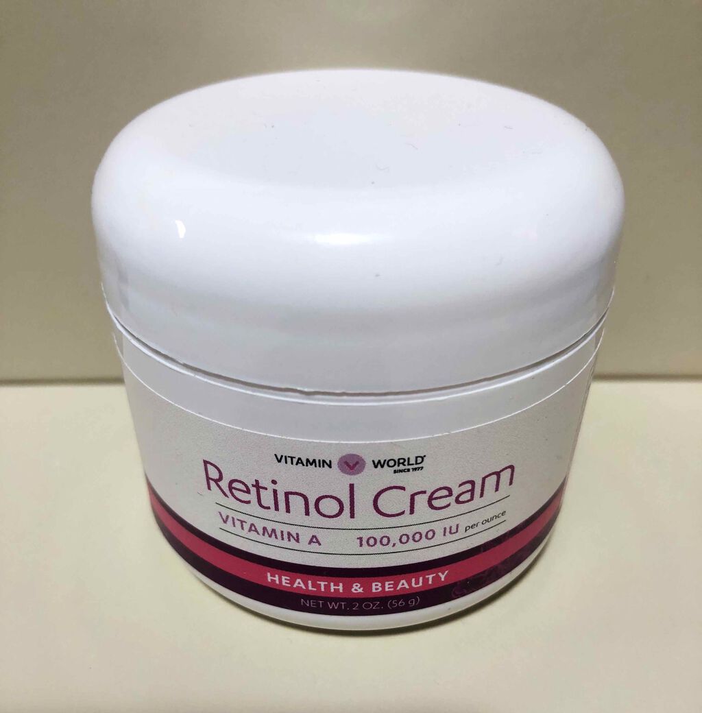 レチノールクリーム/ビタミンワールド/フェイスクリームを使ったクチコミ(1枚目)