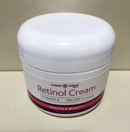 レチノールクリーム/ビタミンワールド/フェイスクリームを使ったクチコミ(1枚目)