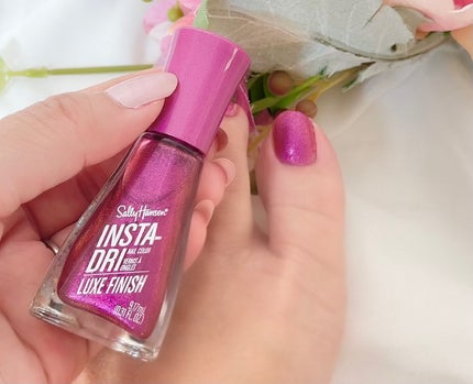 インスタドライ ネイルカラー リュクスフィニッシュ/サリーハンセン/オールインワンネイルを使ったクチコミ(2枚目)