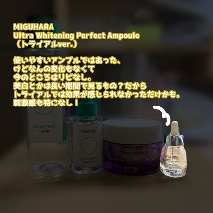 Ultra Whitening Perfect Ampoule/MIGUHARA/美容液を使ったクチコミ(5枚目)