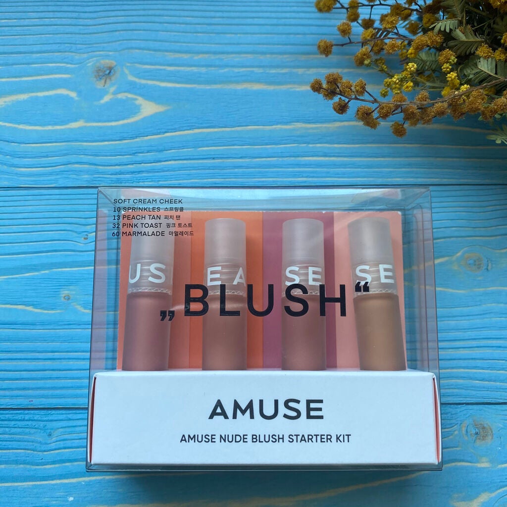 ミニブラッシュキット/AMUSE/リキッドチークを使ったクチコミ(1枚目)