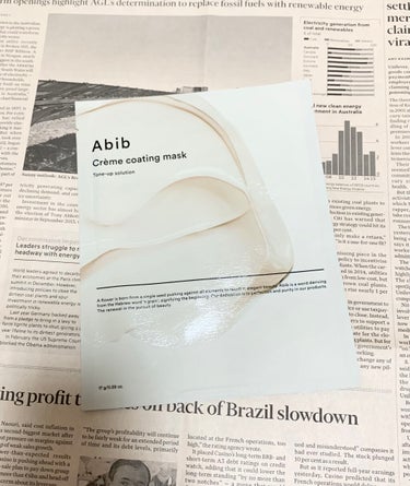 Crème coating mask/Abib /シートマスク・パックを使ったクチコミ（1枚目）