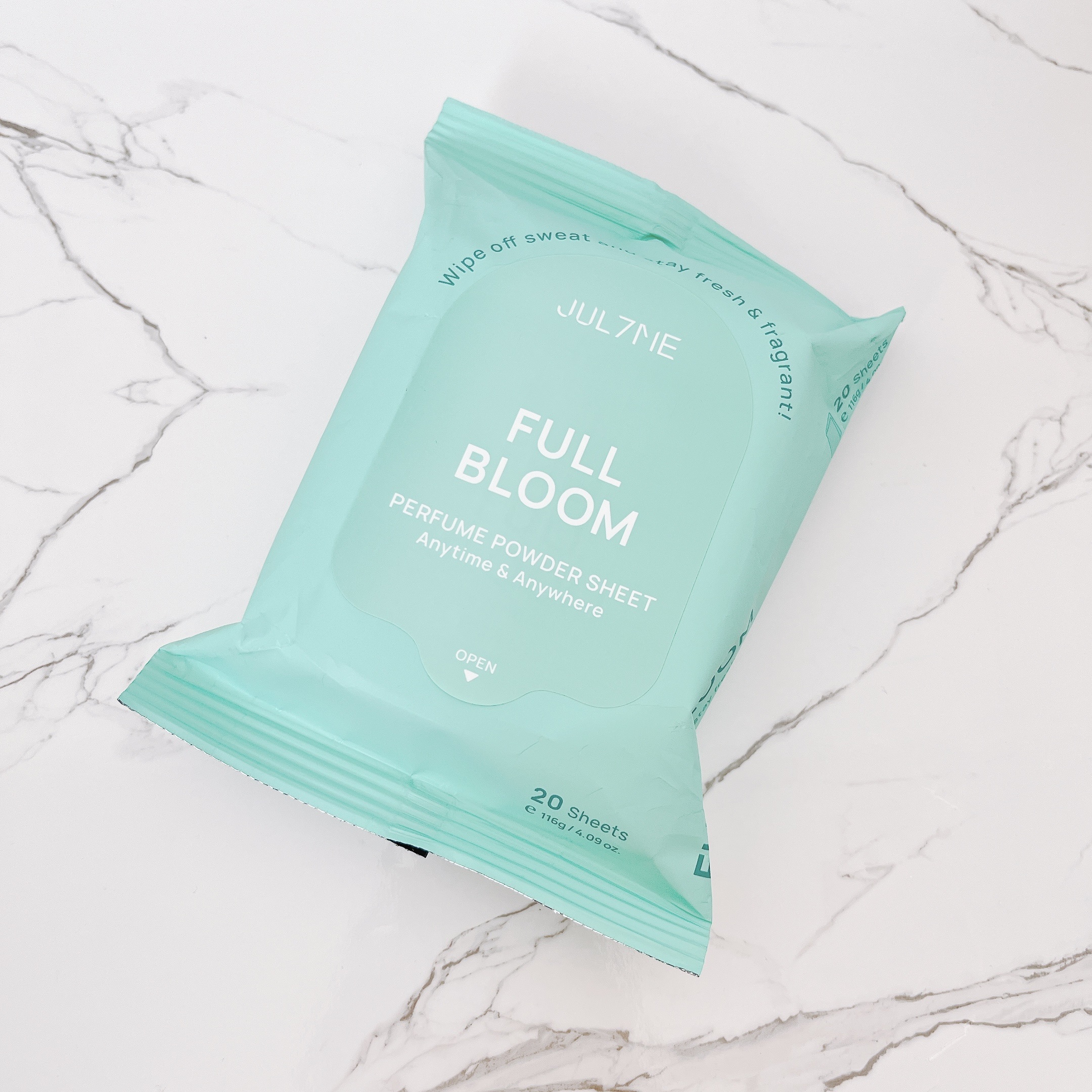 ジュライミー フレグランスパウダーシート フルブルーム/JUL7ME/ボディシートを使ったクチコミ（1枚目）